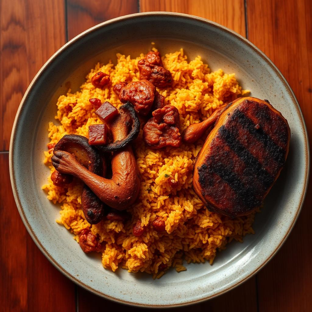 Party Jollof & Grilled Chicken